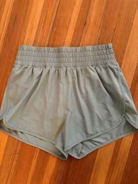 GAP Light Sage Athletic Shorts with Wide Elastic Waistband